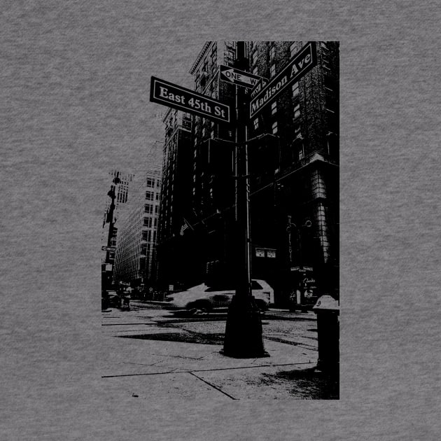 New York Street Sign by NYCTshirts